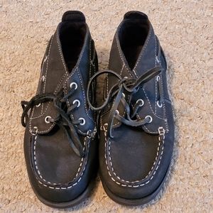 Children's Place Boy's Size 1 Brown Lace Up Dress Shoes